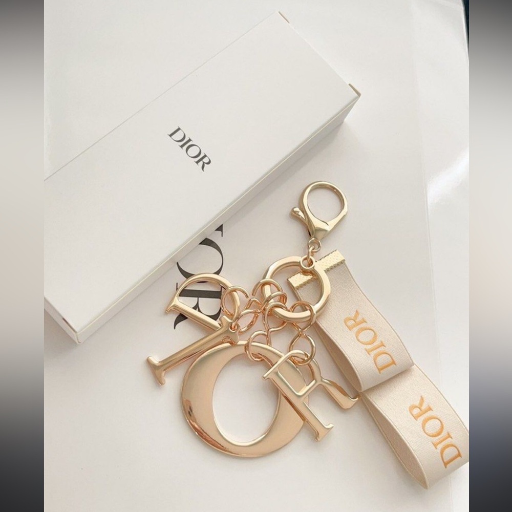 Dior Gold Letter Keychain/Bagcharm - Picture 4 of 5